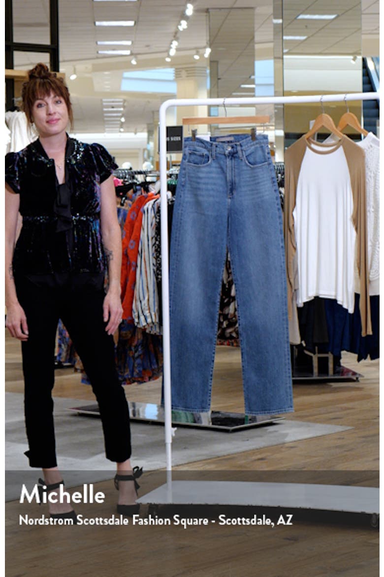 The Margot High Waist Straight Leg Jeans video