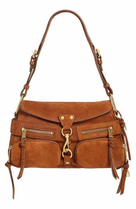 Julian Suede Shoulder Bag