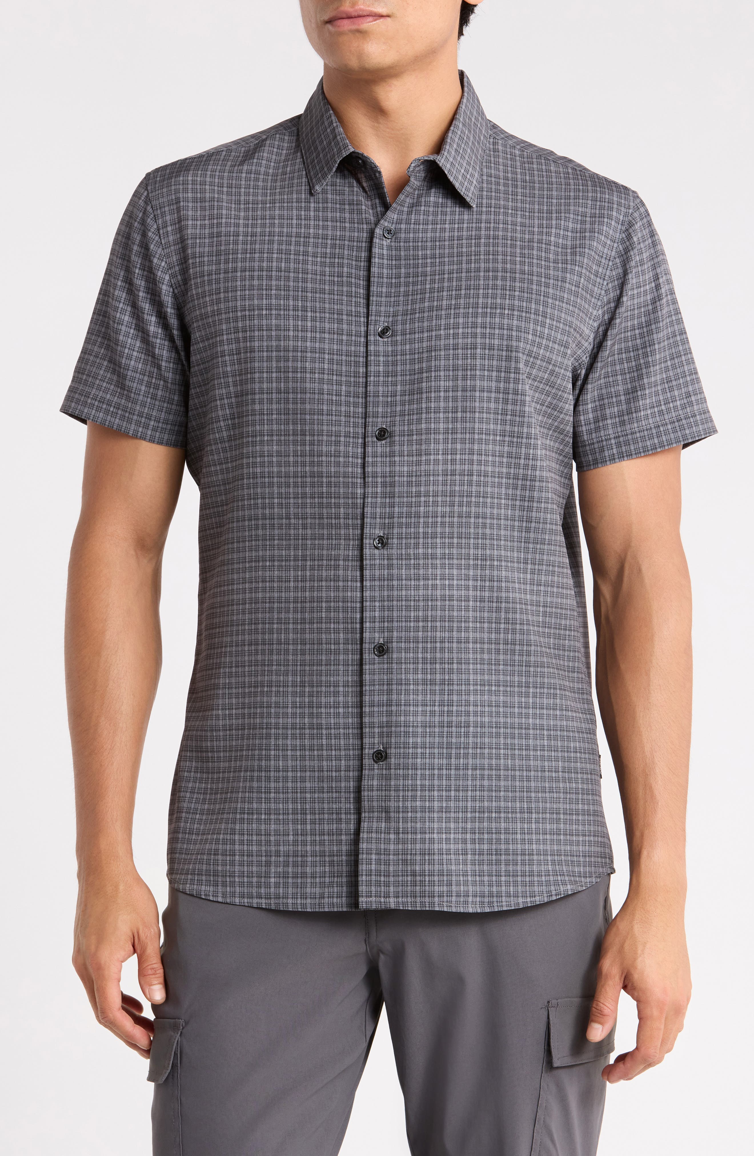 Seabrook Plaid Short Sleeve Button-Up Shirt
