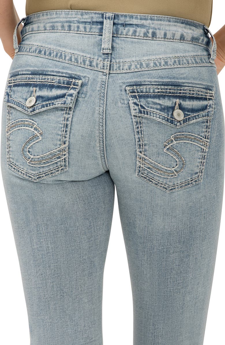 Silver Jeans Co. Suki Curvy Mid Rise Bootcut Jeans, Alternate, color, Indigo