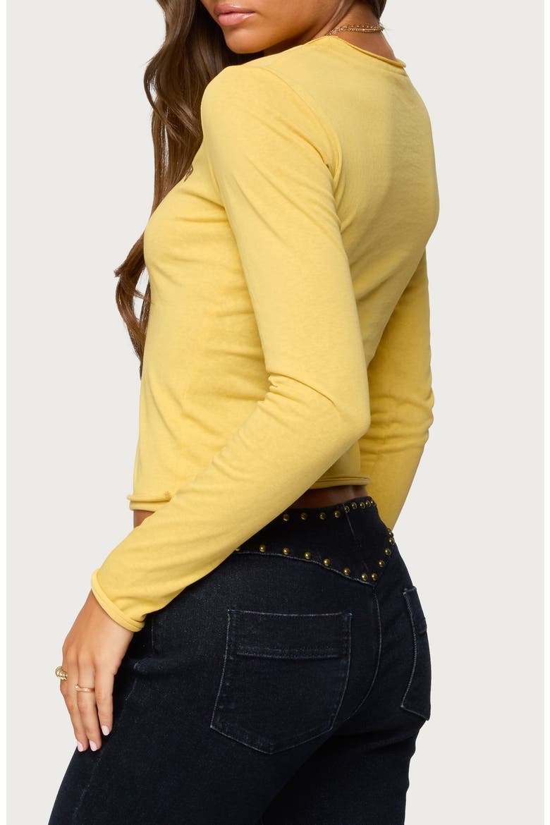 Lone Star Long Sleeve Graphic T-Shirt, Alternate, color, YELLOW