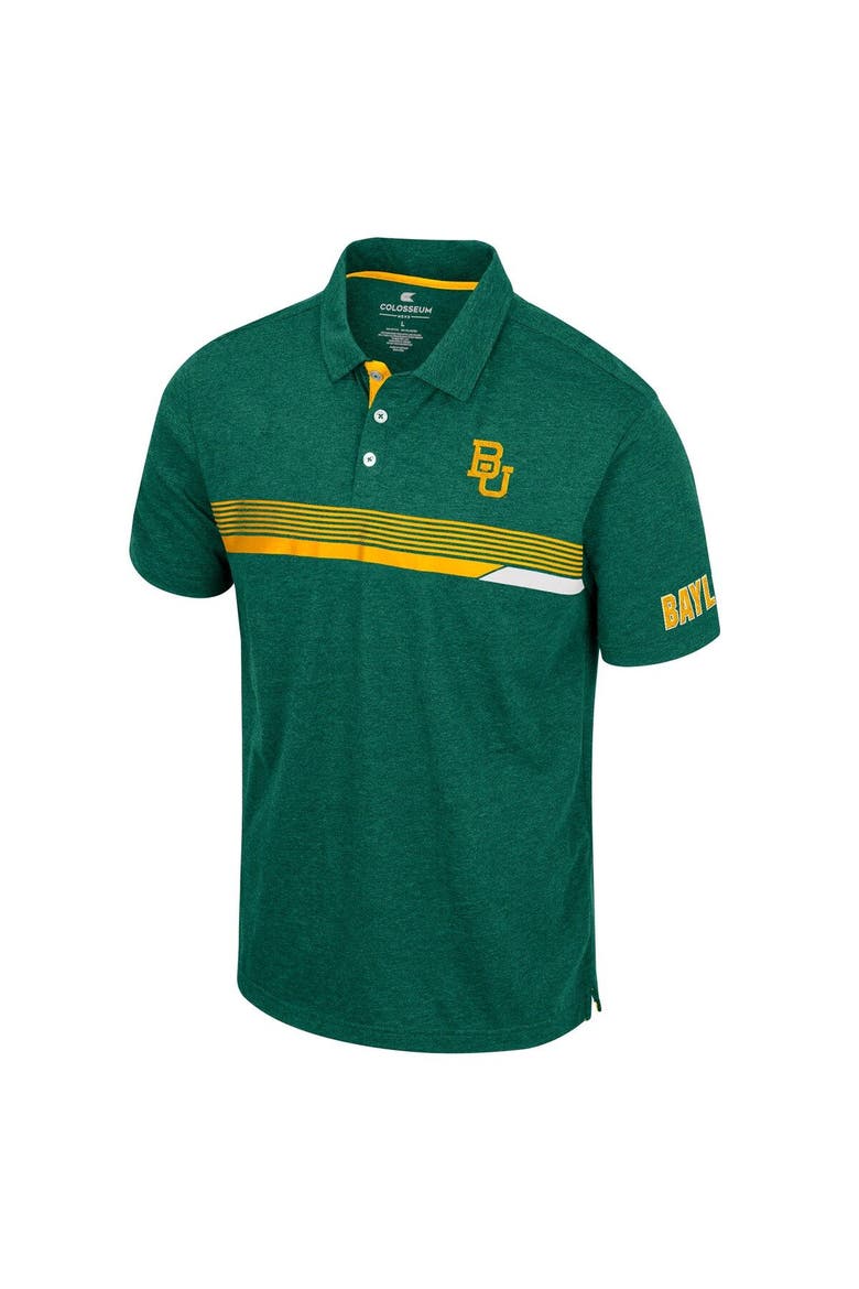 Men's Colosseum  Green Baylor Bears No Problemo Polo, Alternate, color, Green