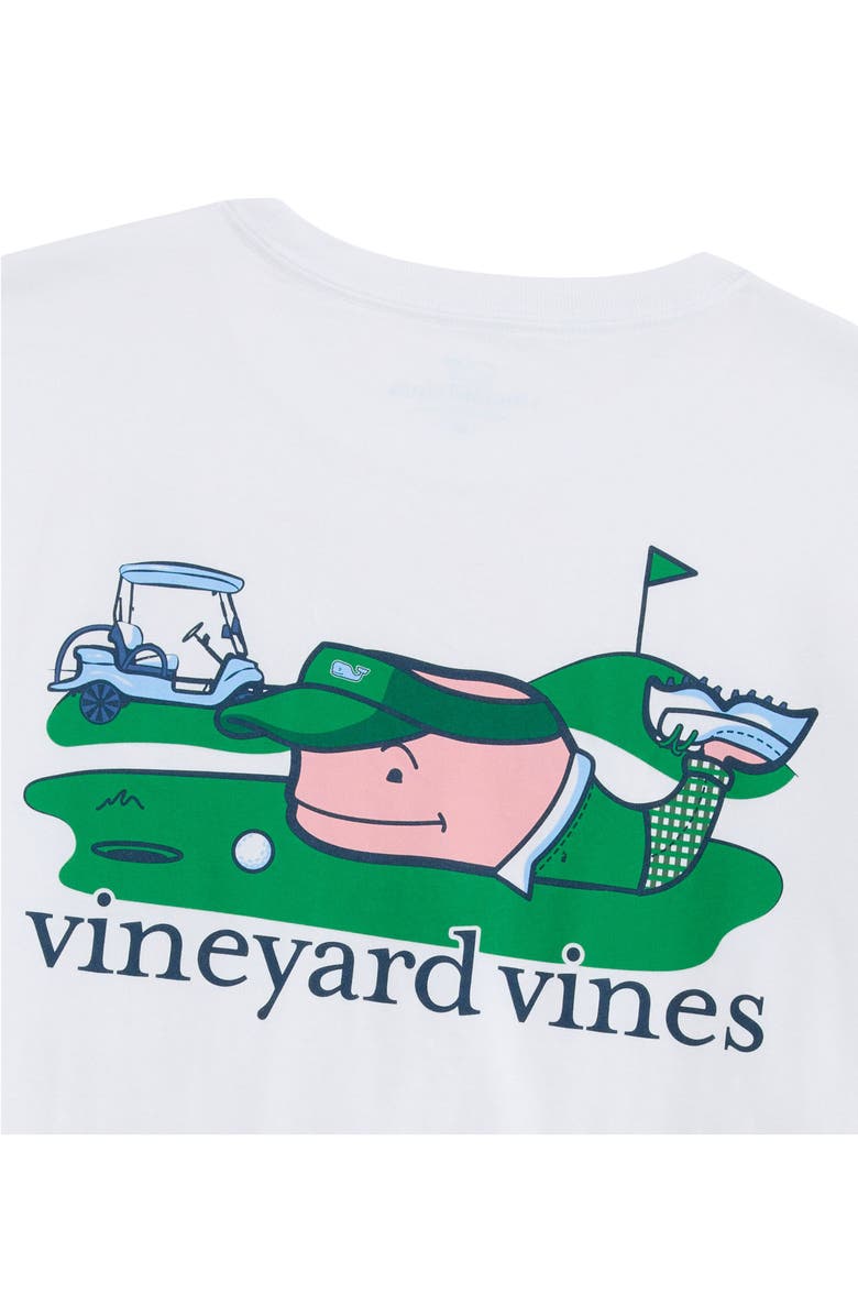 vineyard vines Golfer Whale Pocket Graphic T-Shirt, Alternate, color, White Cap