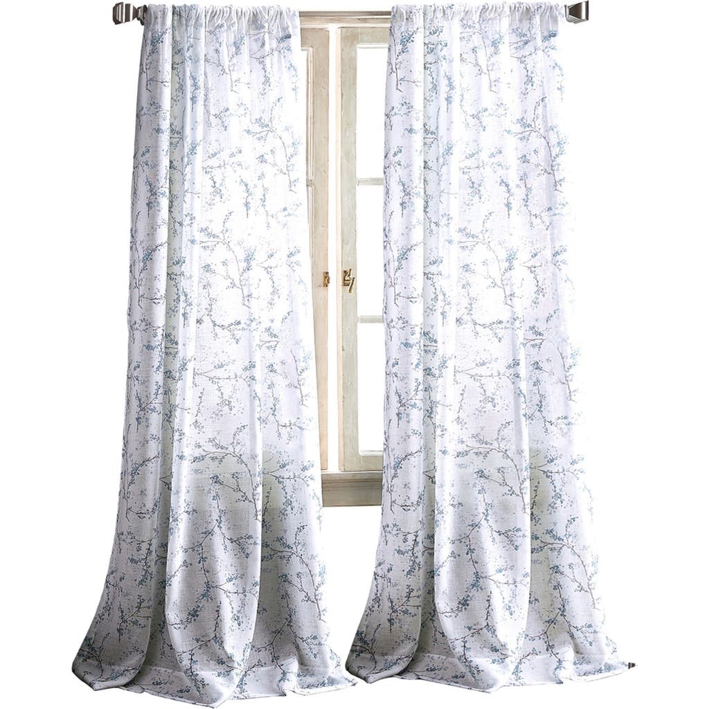 Dkny Promenade Set Of 2 Curtain Panels In Indigo
