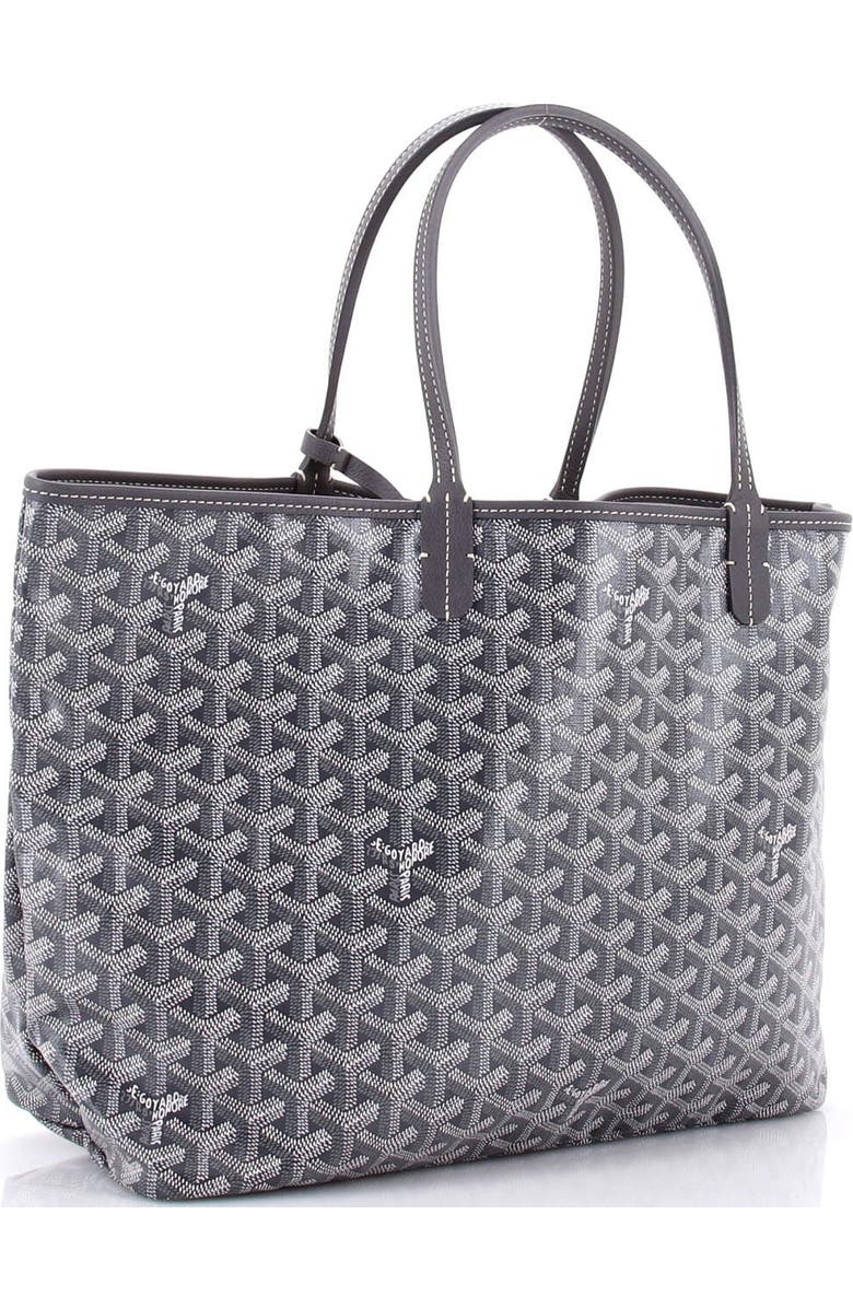 Pre-Owned Goyard Saint Louis Tote Coated Canvas PM, Alternate, color, Gray