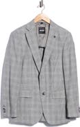 BOSS Hutson Plaid Wool Blend Sport Coat