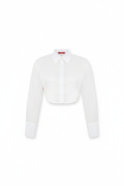 Pure Cotton Crop Shirt