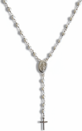 Leni James The Amelia Pearl Rosary Necklace