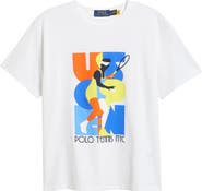 Polo Ralph Lauren Tennis Graphic Cotton Jersey T-Shirt