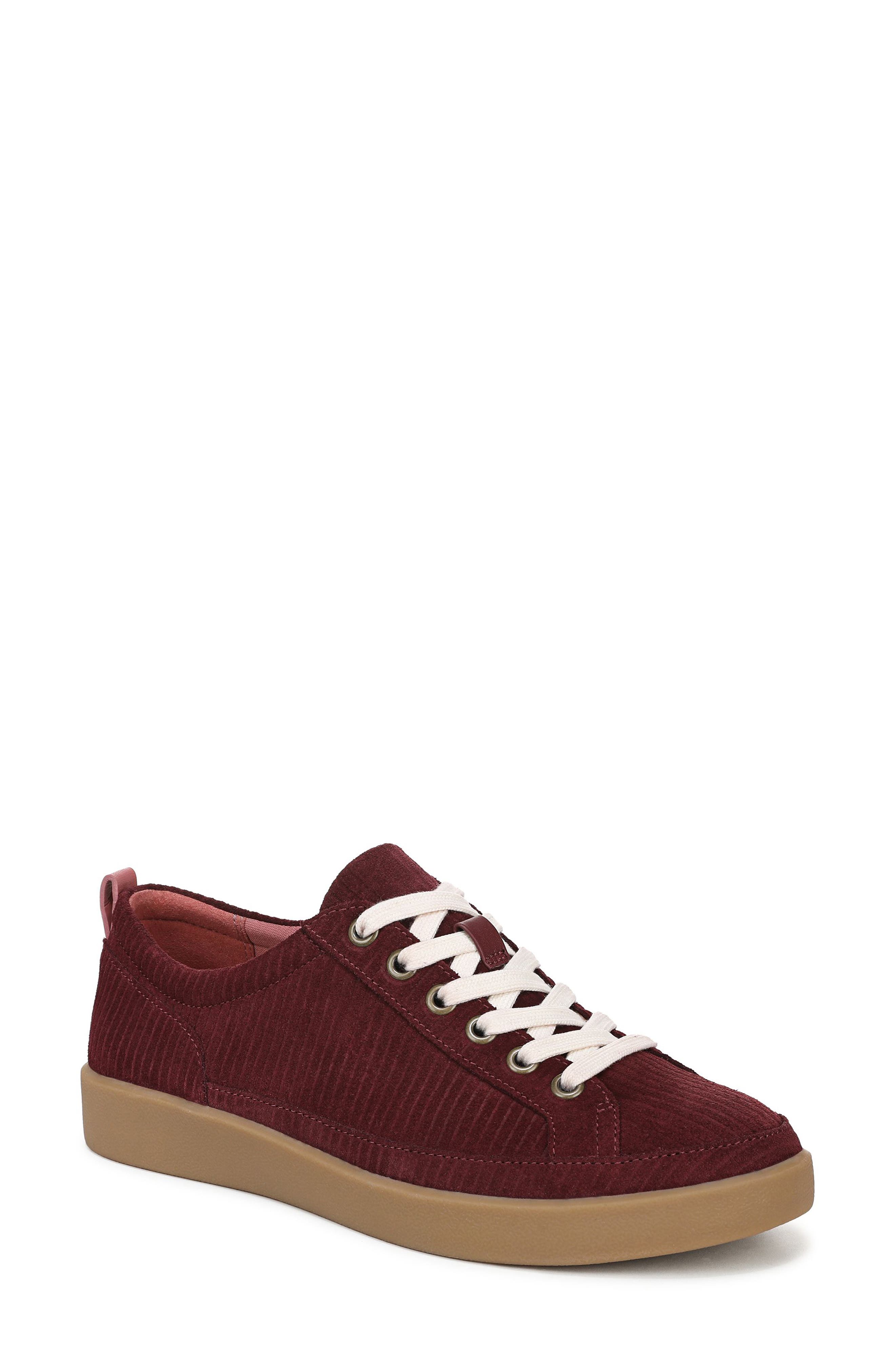 Vionic Winny Low Top Sneaker, Main, color, Cherry Jubilee
