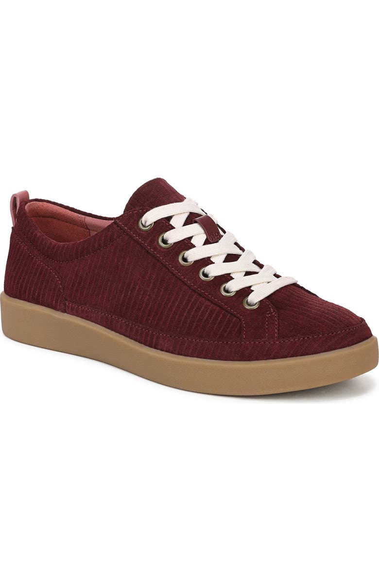 Vionic Winny Low Top Sneaker, Main, color, Cherry Jubilee