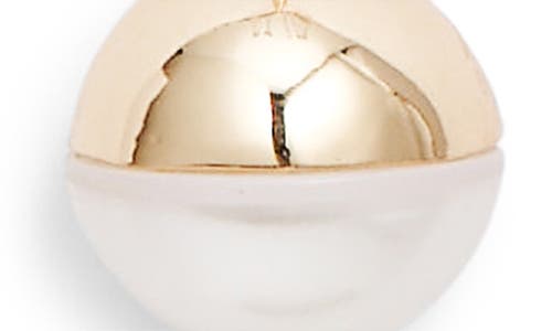 OPEN EDIT OPEN EDIT FAUX PEARL CABOCHON Y-NECKLACE