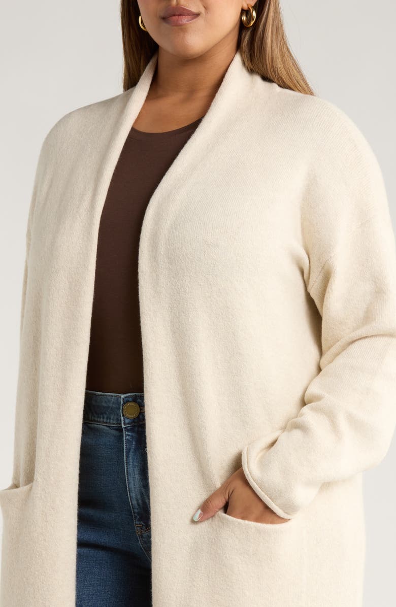 Treasure & Bond Cotton Blend Duster, Alternate, color, Beige Oatmeal Light Heather