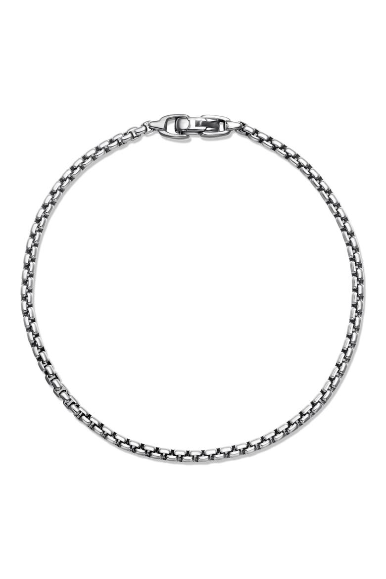 2.7mm Box Chain Bracelet, Alternate, color, STERLING SILVER
