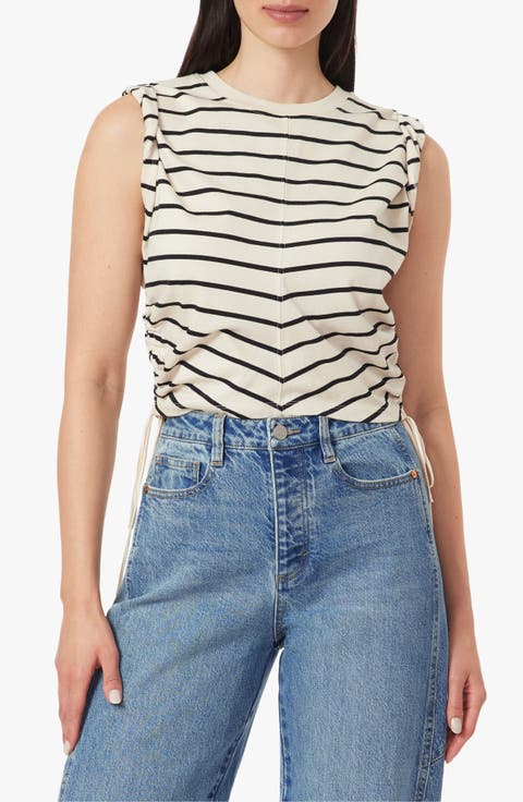 The Luna Cinched Cotton Top