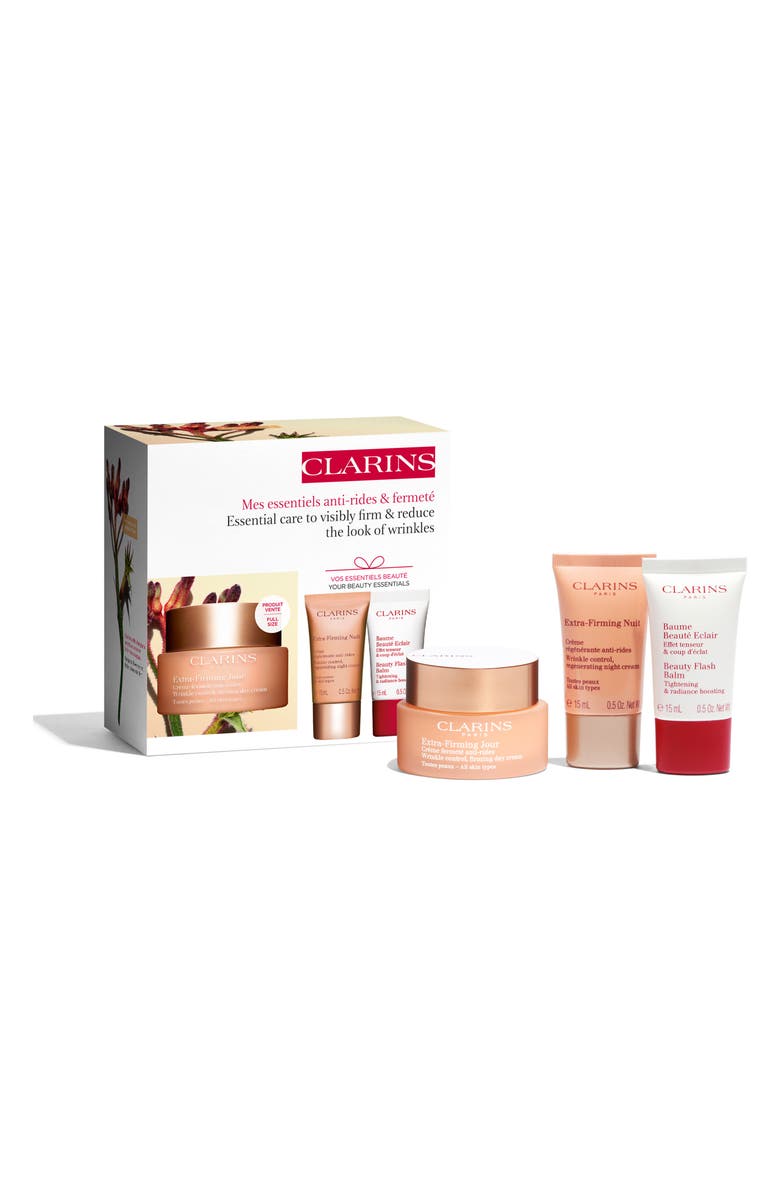 Clarins Extra-Firming & Smoothing Skin Care Starter Set (Limited Edition) $141 Value, Main, color, 