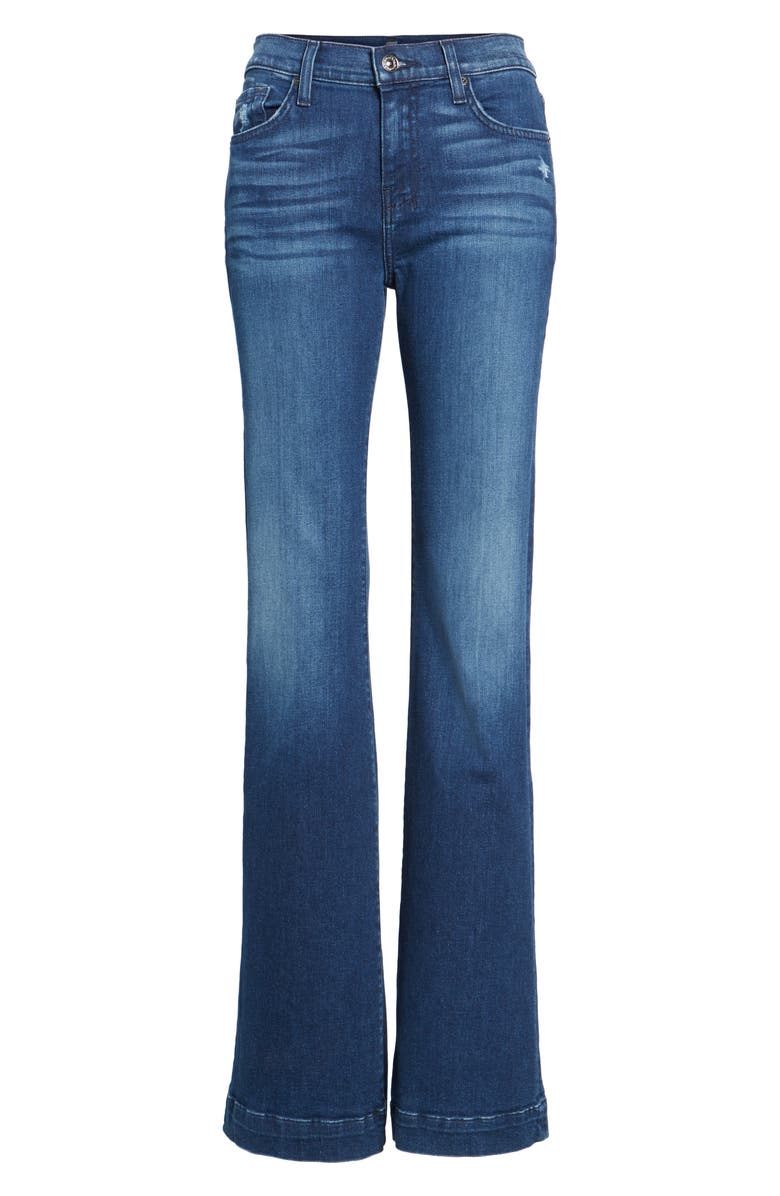 7 For All Mankind <sup>®</sup> Dojo Wide Leg Jeans, Alternate, color,