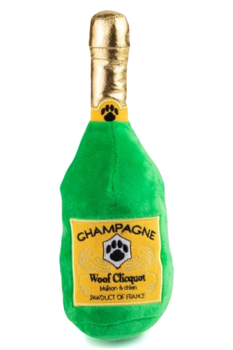 Woof Clicquot Dog Toy, Main, color, GREEN MULTI