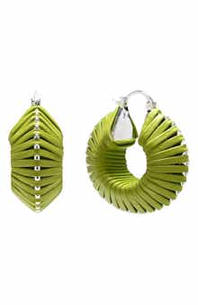 EYE CANDY LOS ANGELES Alice Statement Hoop Earrings