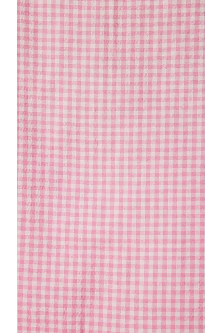 Luxe Pima Shawl Collar Robe, Alternate, color, Classic Gingham Pink