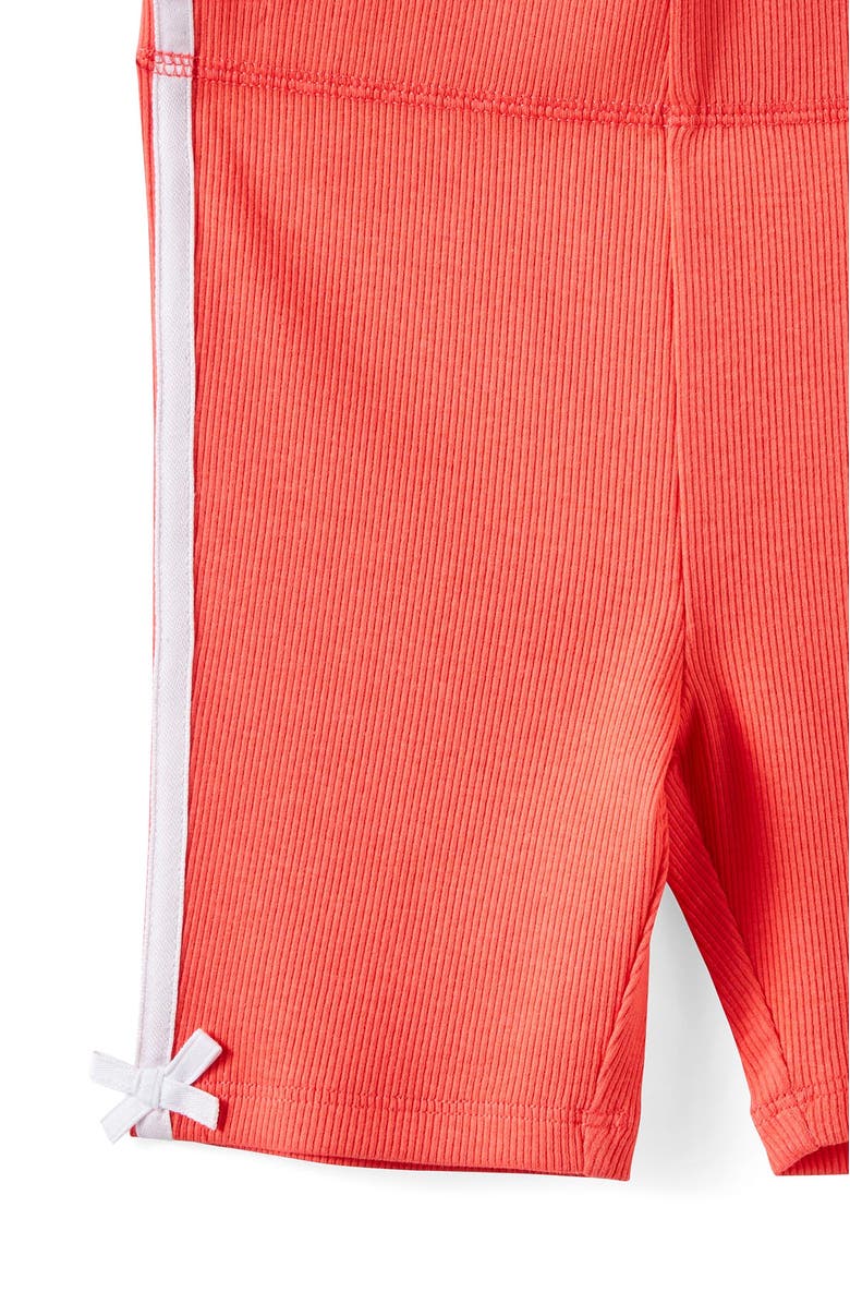 Cotton On Kids Kid's Hailey Bike Short, Alternate, color, Coral Red Bows