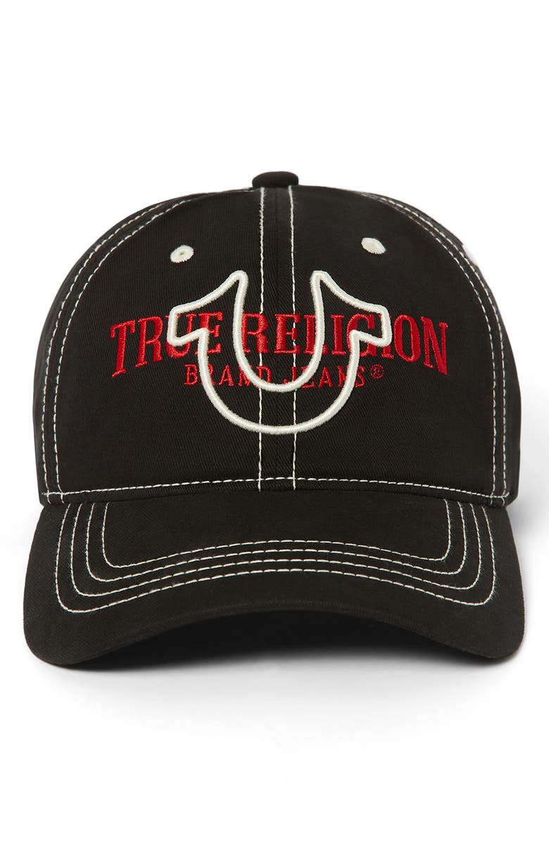 True Religion Embroidered Dad Cap, Main, color,