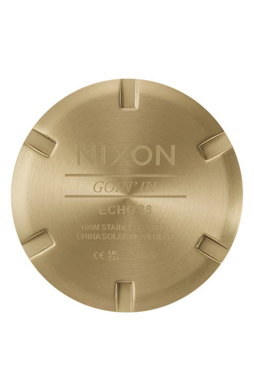 Nixon Echo Solar Automatic Bracelet Watch, 38mm In Gold