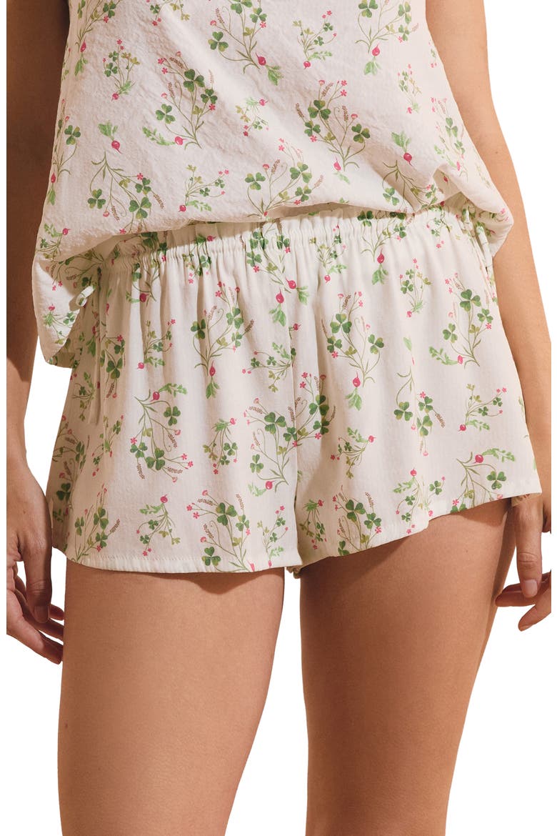 Tillieul Pajama Shorts, Main, color, WHITE