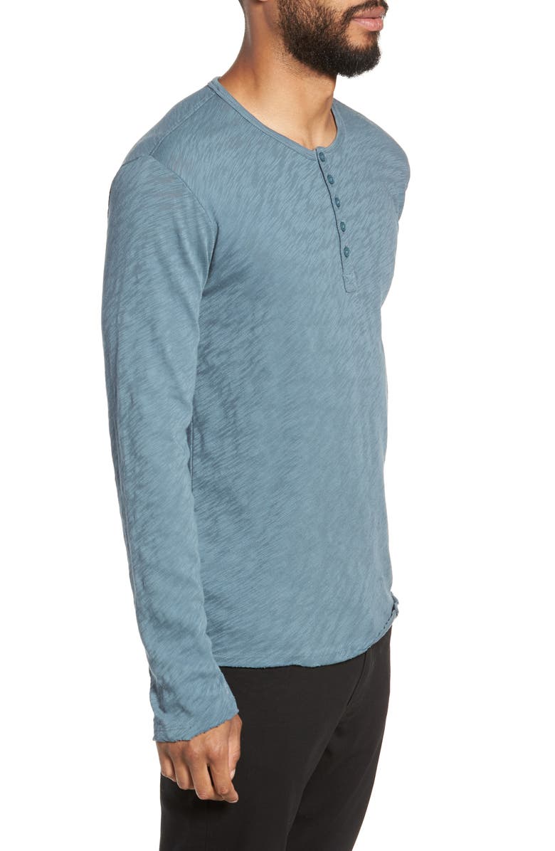 ATM Anthony Thomas Melillo Raw Edge Henley, Alternate, color,