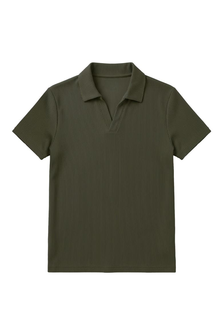 Ribbed Jonny Collar Polo, Alternate, color, OLIVE