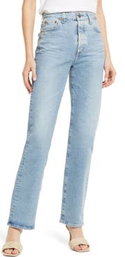 AG Alexxis High Waist Straight Jeans