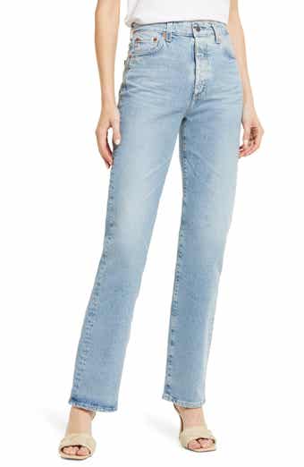 AG Alexxis High Waist Straight Jeans