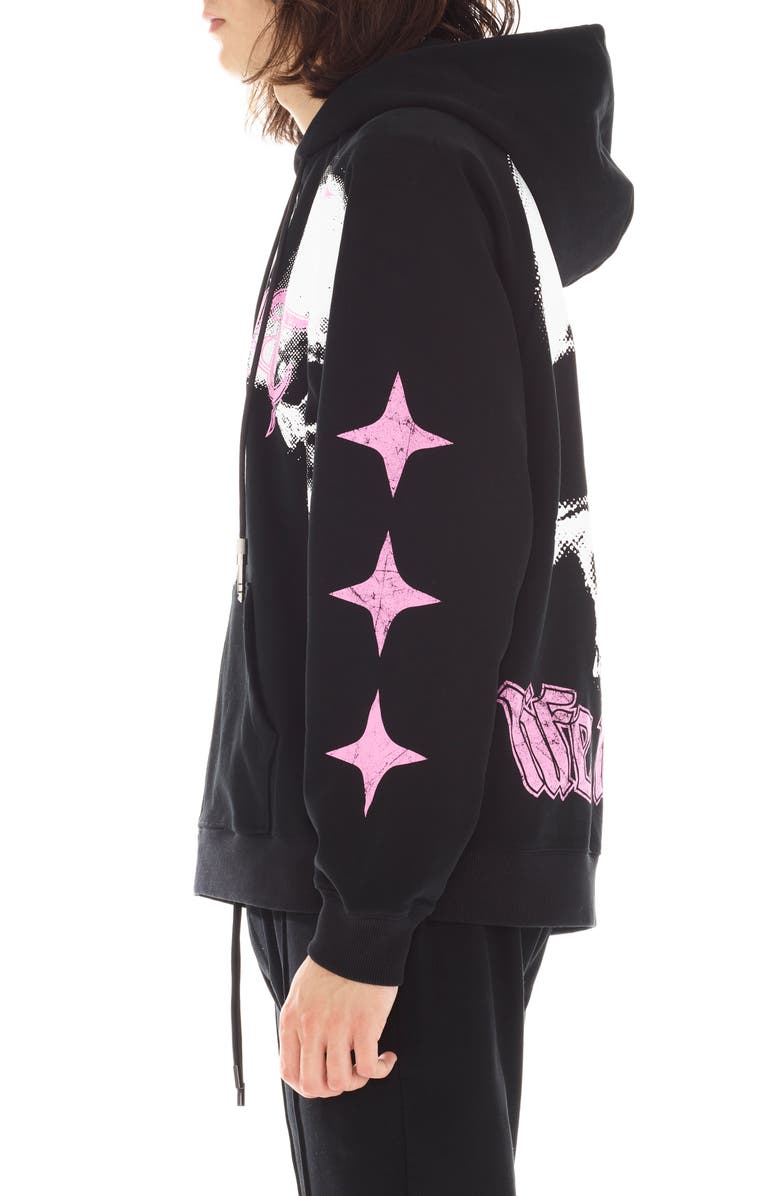 Cult of Individuality Cotton Graphic Zip-Up Hoodie, Alternate, color,