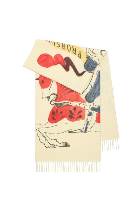 Watercolour EKD Cashmere Scarf