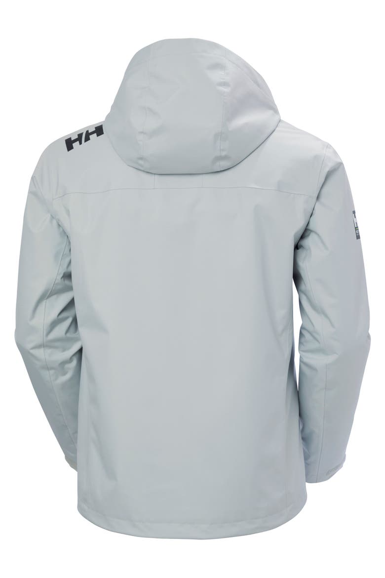 Hooded Crew 2.0 Waterproof Midlayer Sailing Jacket, Alternate, color, GREY FOG