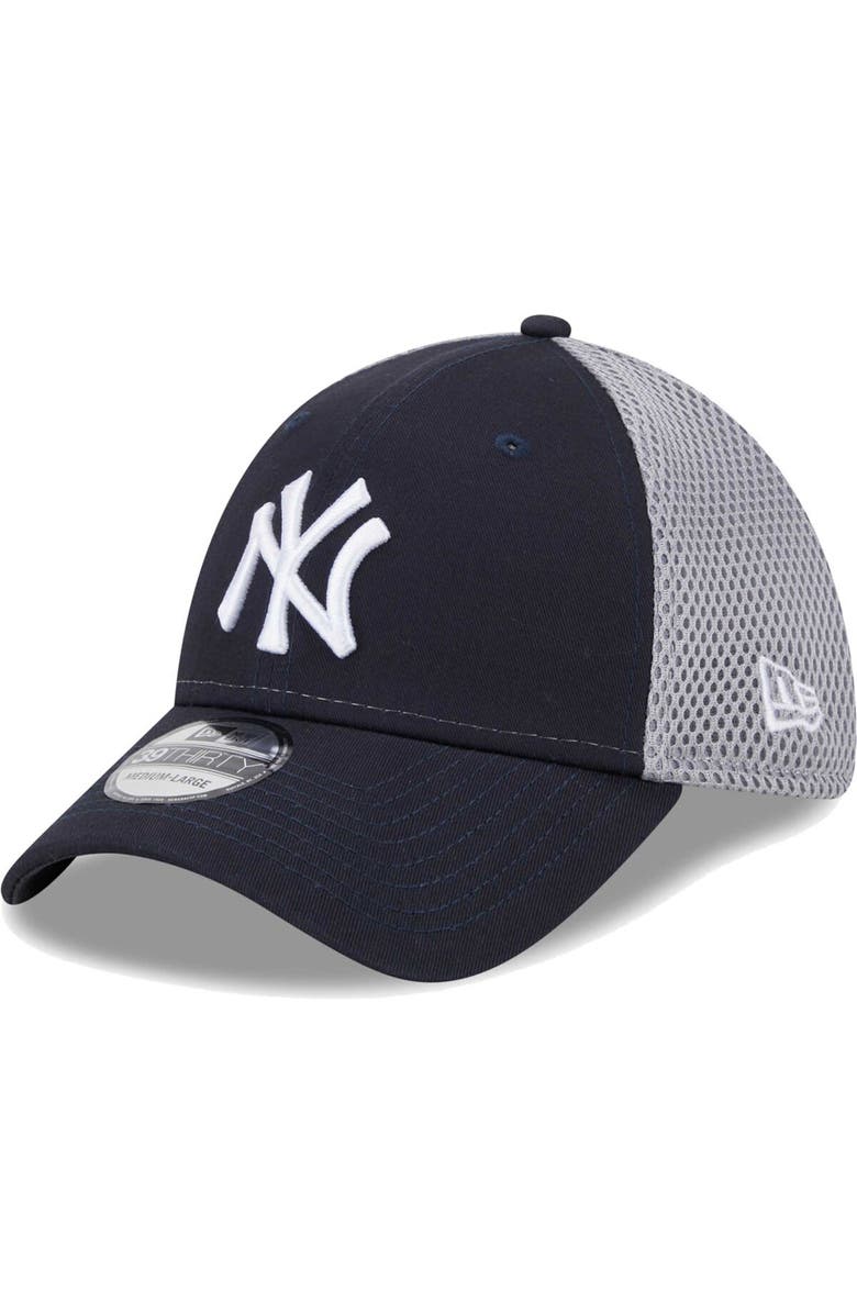 New Era Men's New Era Navy New York Yankees Team Neo 39THIRTY Flex Hat, Main, color, Navy