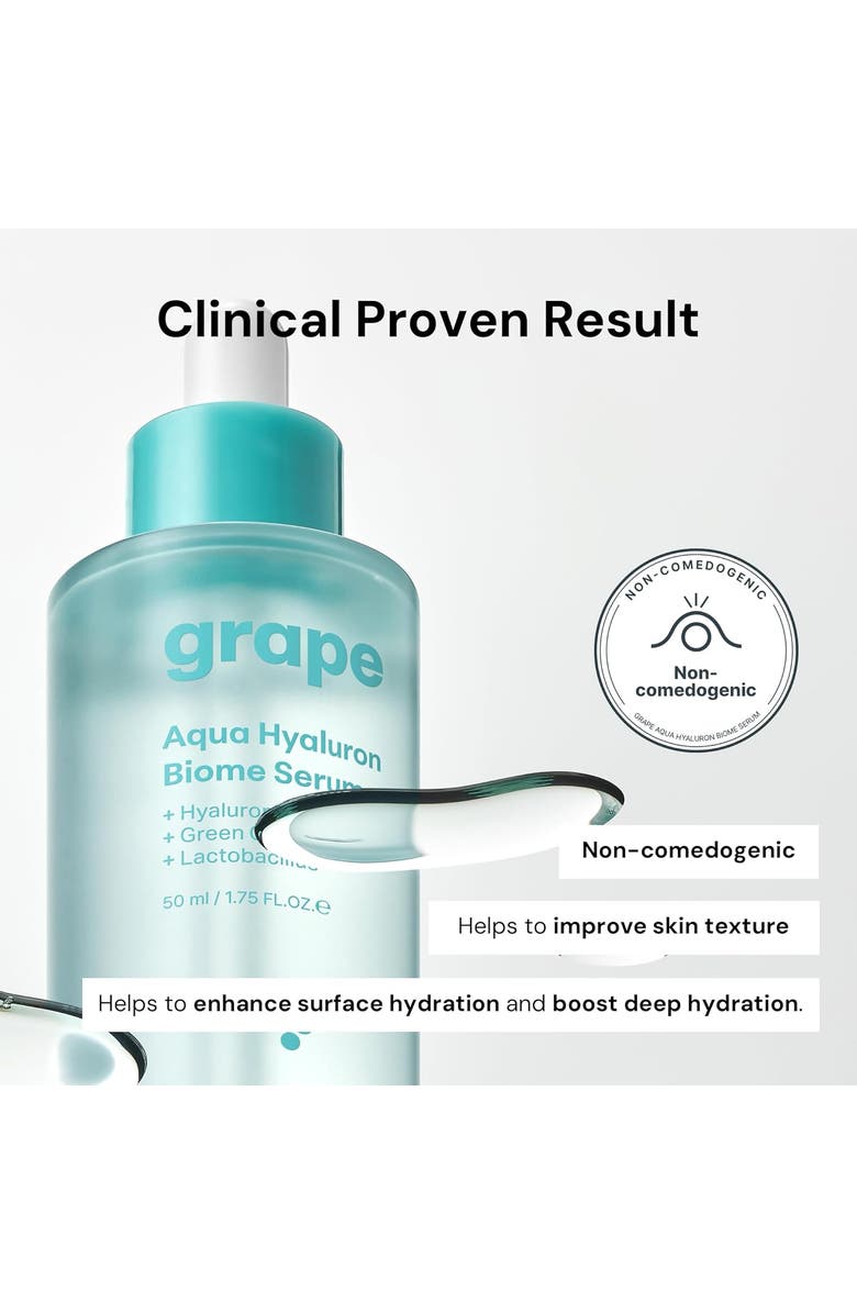 THANK YOU FARMER Grape Aqua Hyaluron Biome Serum, Alternate, color, NO COLOR
