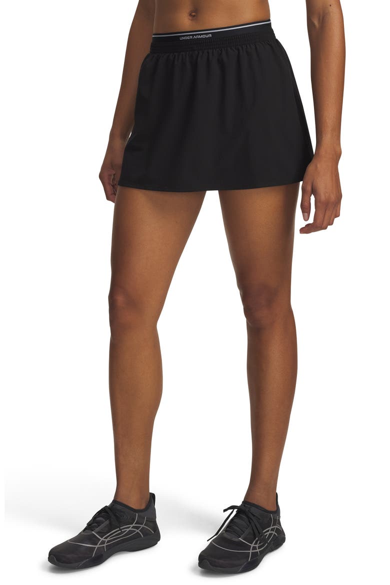 Vanish Performance Skort, Main, color, ULTIMATE BLACK / / MOD GRAY