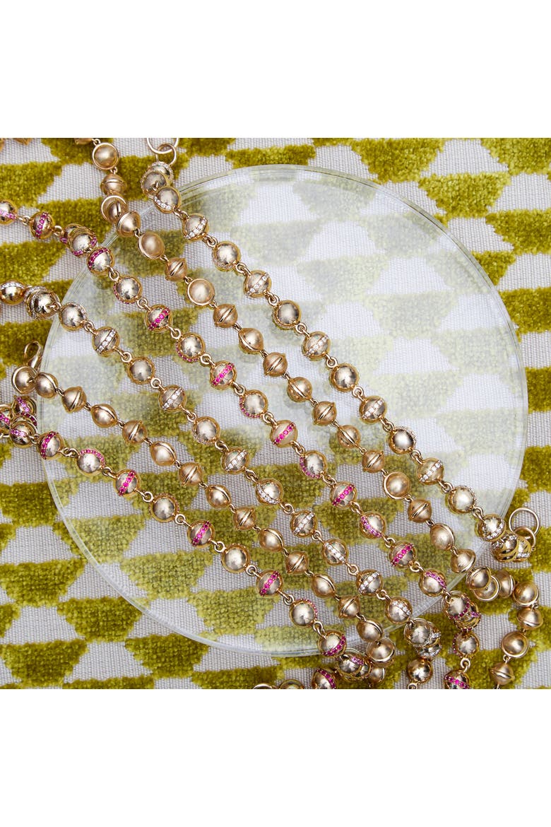 Revel Small Bead Bracelet, Alternate, color, Gold