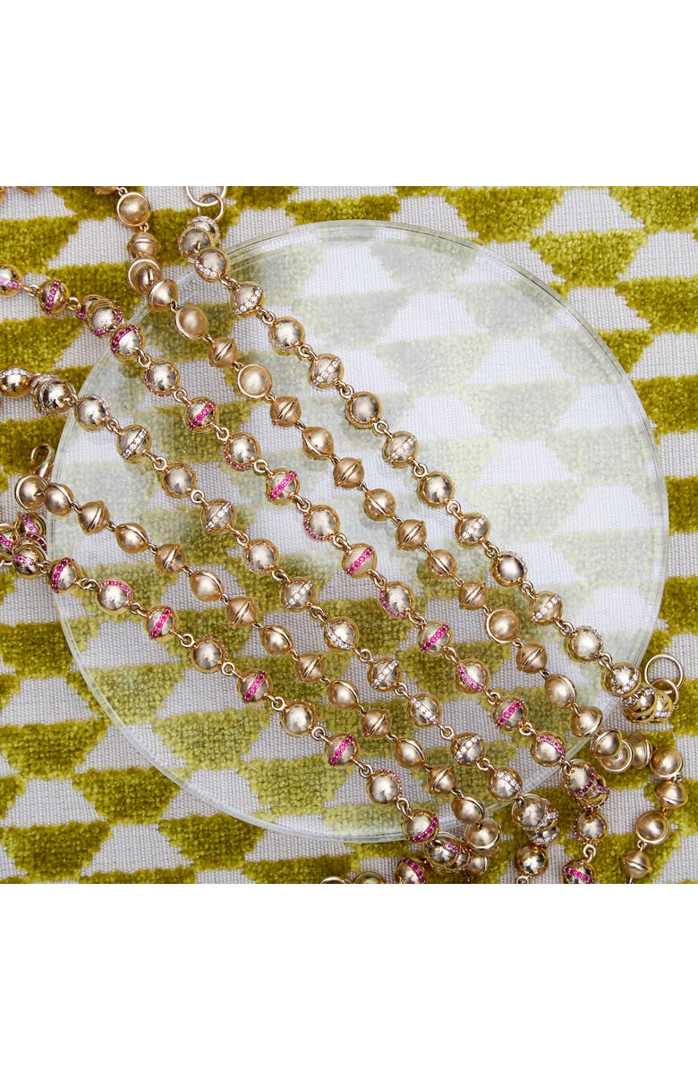 Campbell + Charlotte Revel Small Bead Bracelet, Alternate, color, Gold