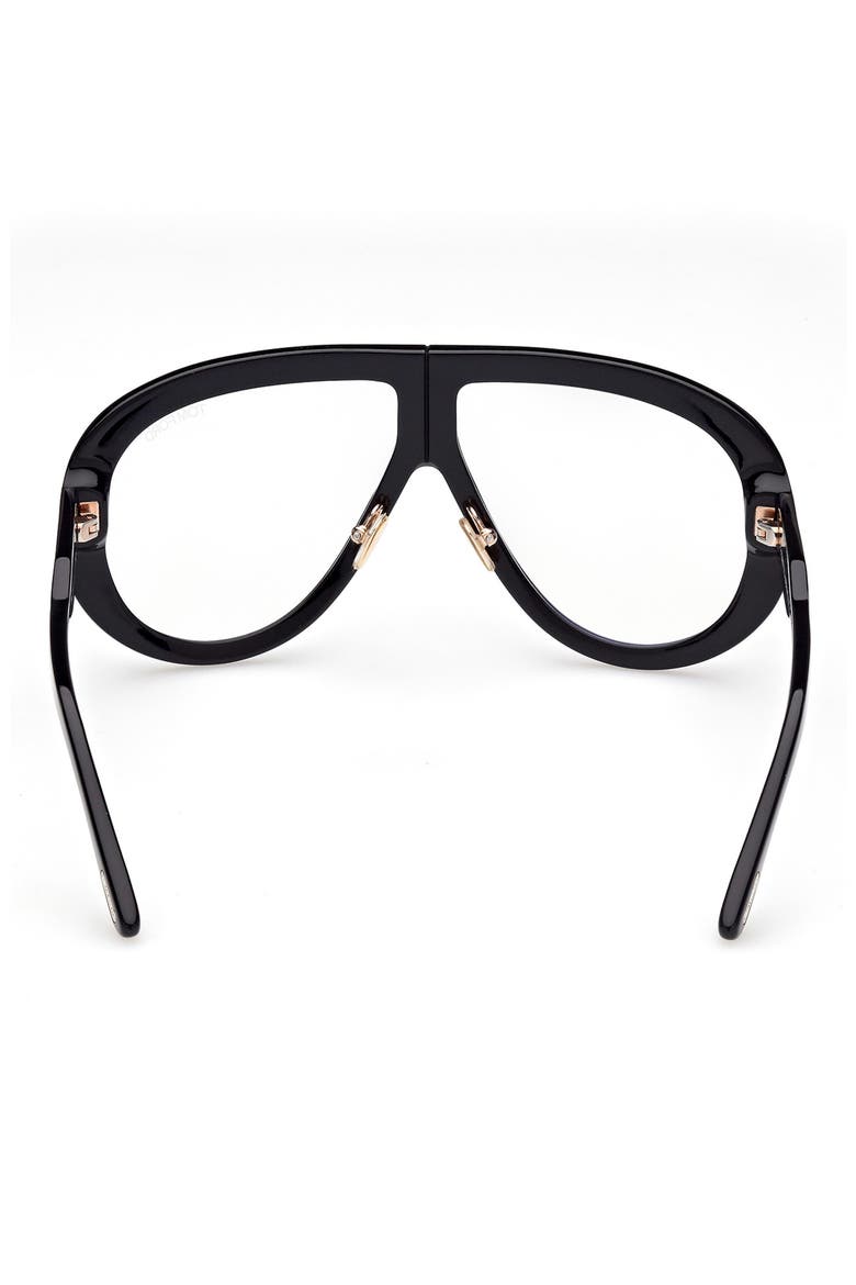 Troy 61mm Aviator Sunglasses, Alternate, color, SBLK