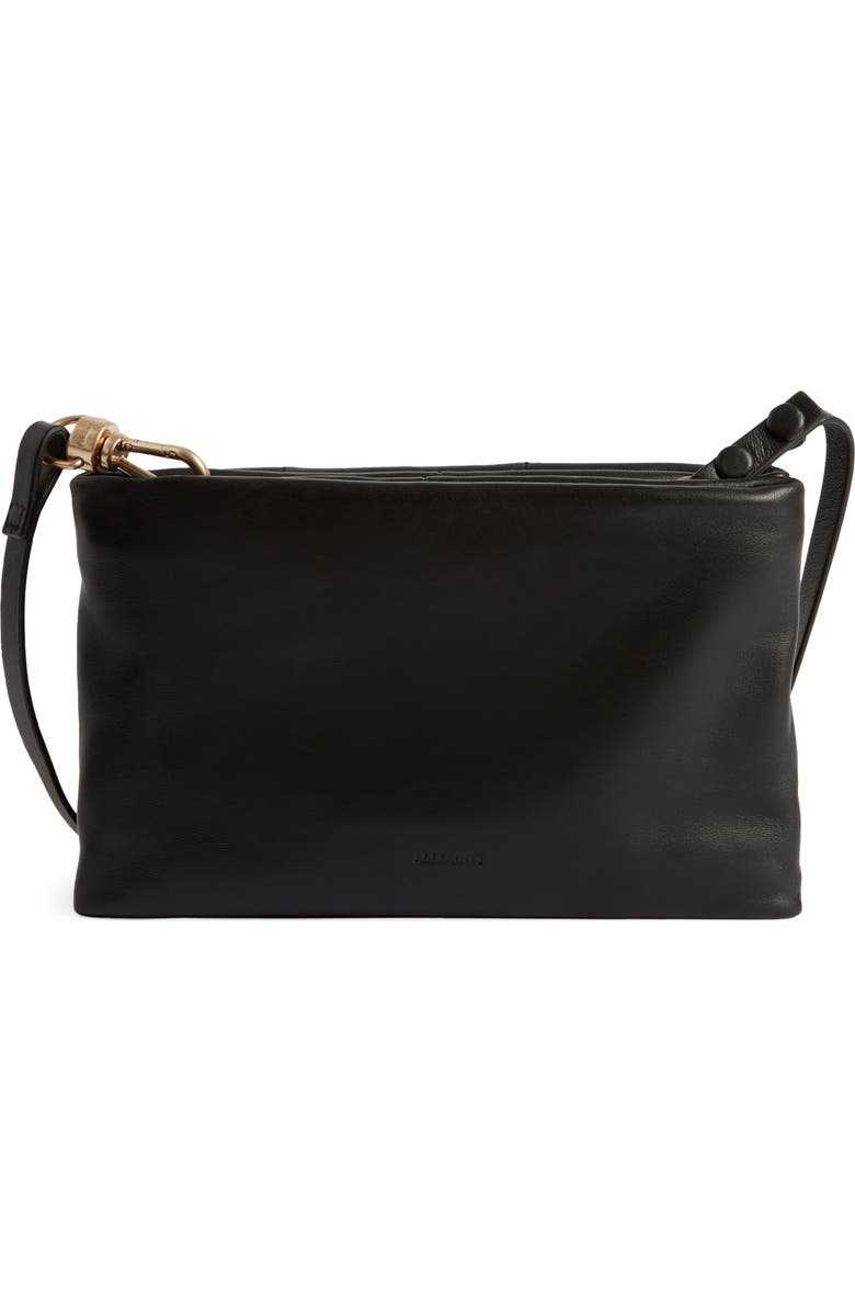 AllSaints Mila Quilted Leather Crossbody Bag, Alternate, color,