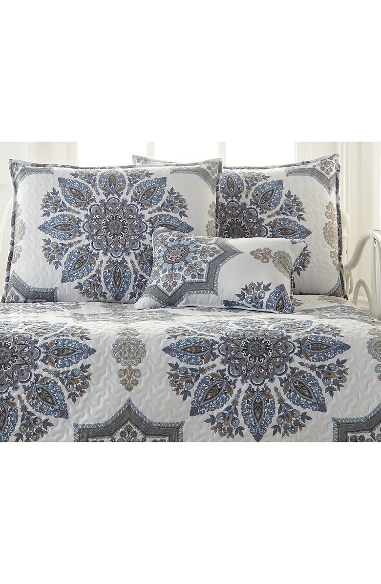 SOUTHSHORE FINE LINENS Modern Printed Duvet Cover Set, Alternate, color, Blue
