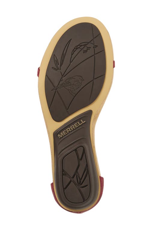 Merrell Solstice T-strap Sandal In Animal Print
