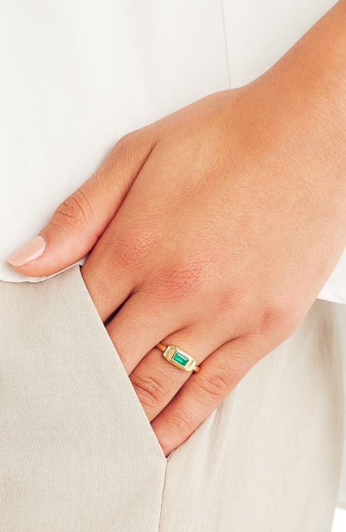 Monica Vinader Baja Deco Semiprecious Stone Ring