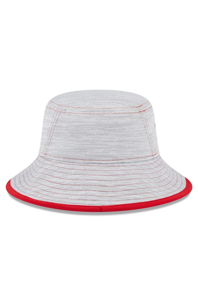 Men's New Era Gray Tampa Bay Buccaneers Game Bucket Hat, Alternate, color, Gray