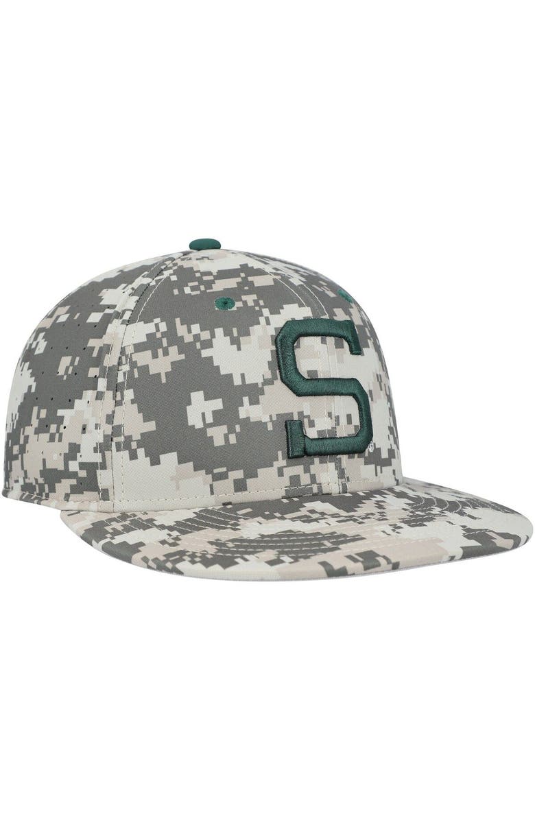Nike Men's Nike Camo Michigan State Spartans Aero True Baseball Performance Fitted Hat, Alternate, color, 
