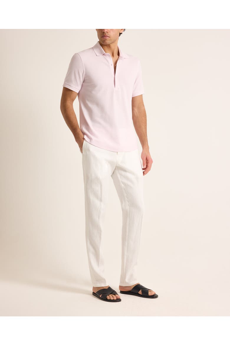 Bruno Pique Classic Fit Pique Polo, Main, color, Macaron Pink