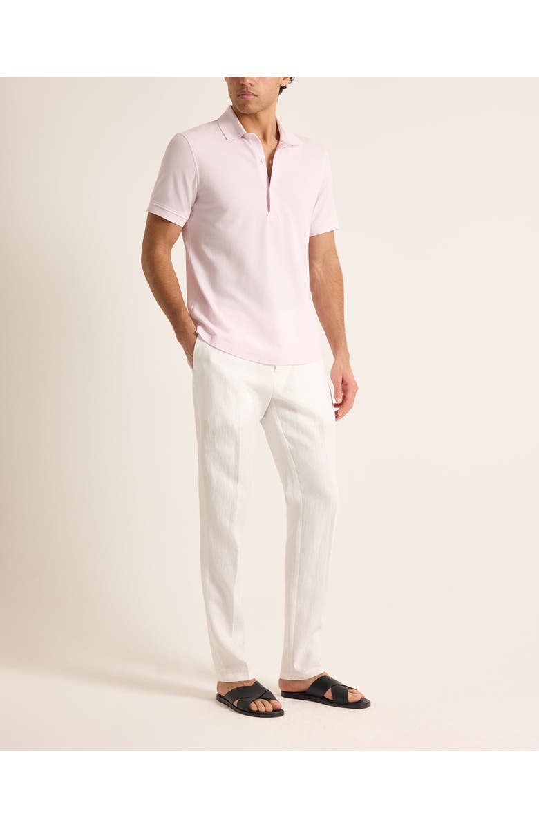 Orlebar Brown Bruno Pique Classic Fit Pique Polo, Alternate, color, Macaron Pink