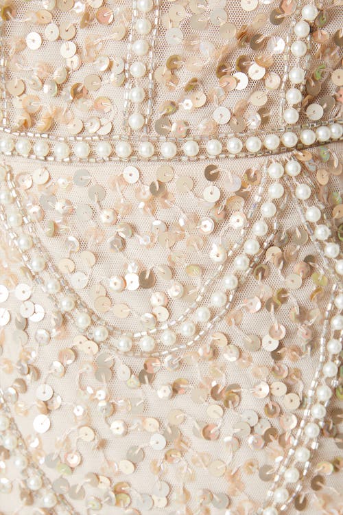 Coast Embellished Pencil Dress In White